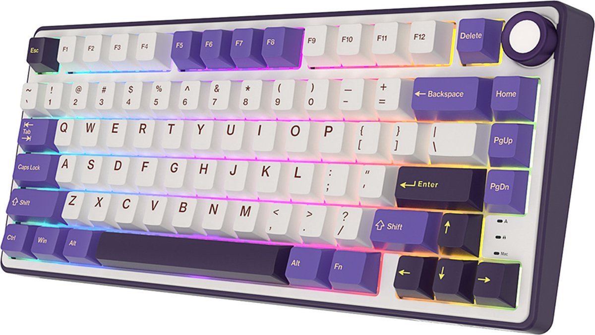 Klawiatura Royal Kludge R75 Blackberry Mousse