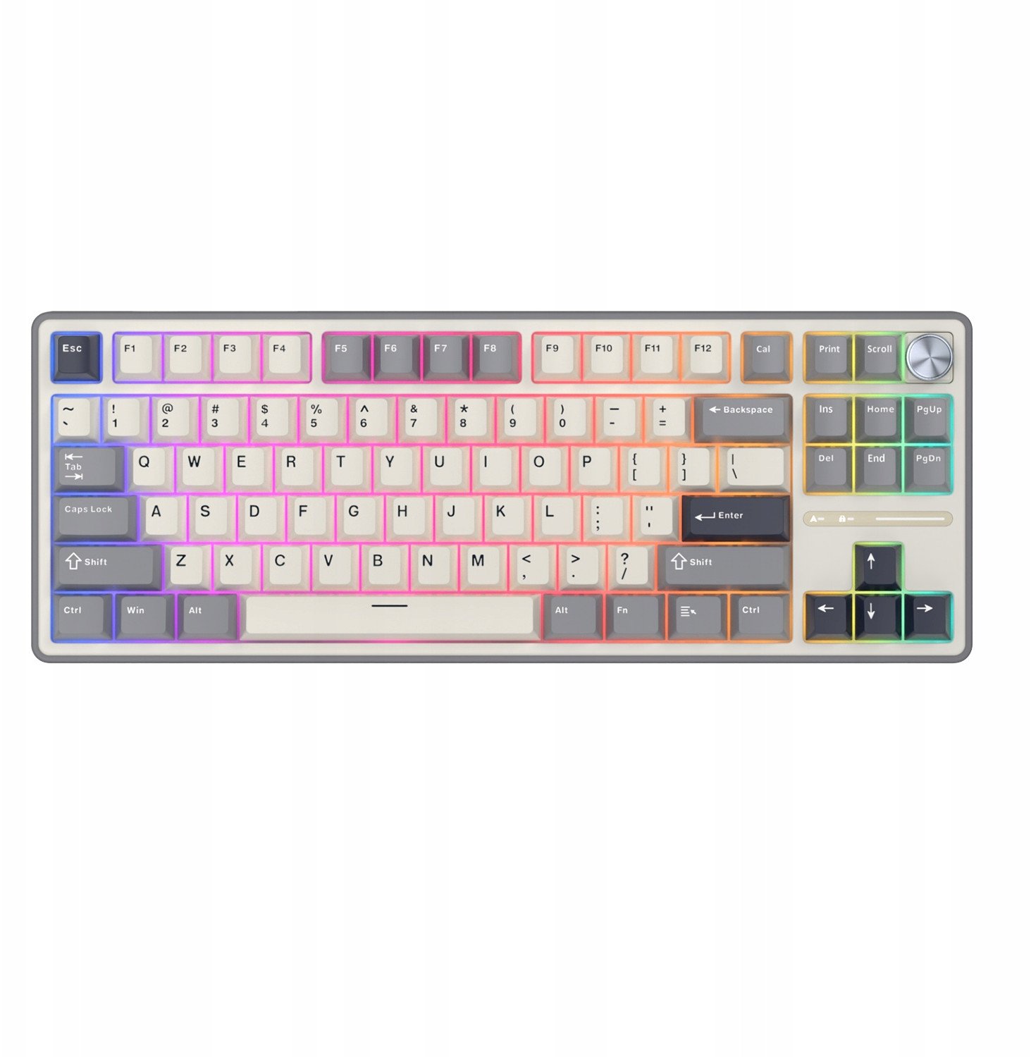 Klawiatura Royal Kludge R87 Pro Creamy