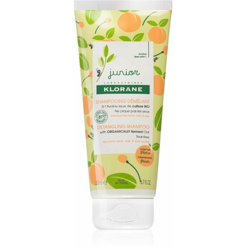 Klorane Klorane, Junior, Peach, Hair Shampoo