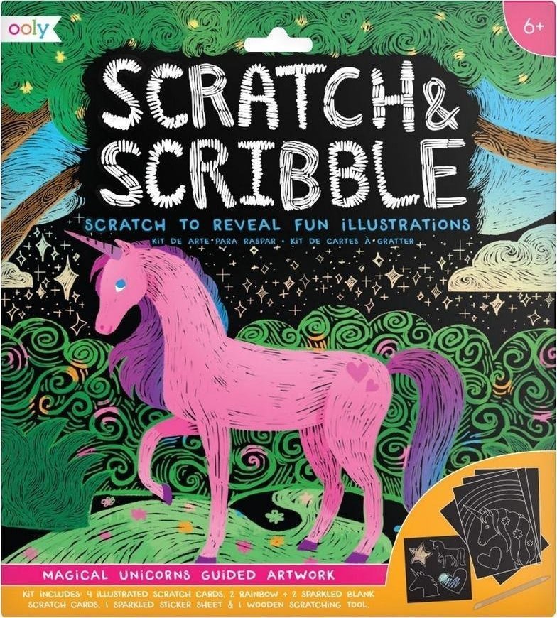 KOLOROWE BALONIKI Zdrapywanki Scratch & Scribble