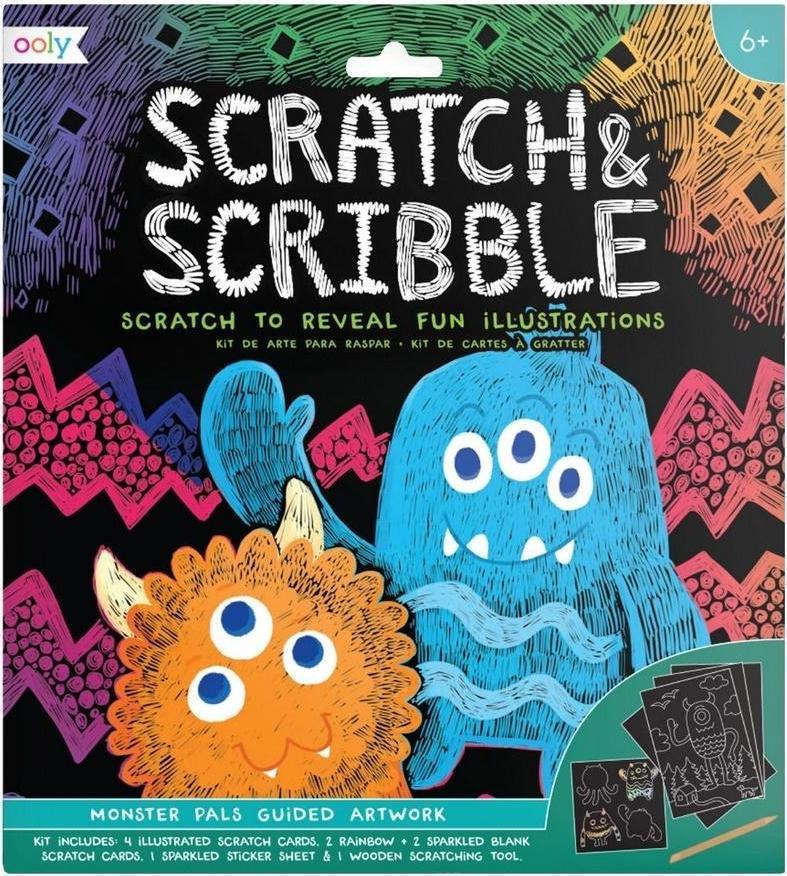 KOLOROWE BALONIKI Zdrapywanki Scratch & Scribble