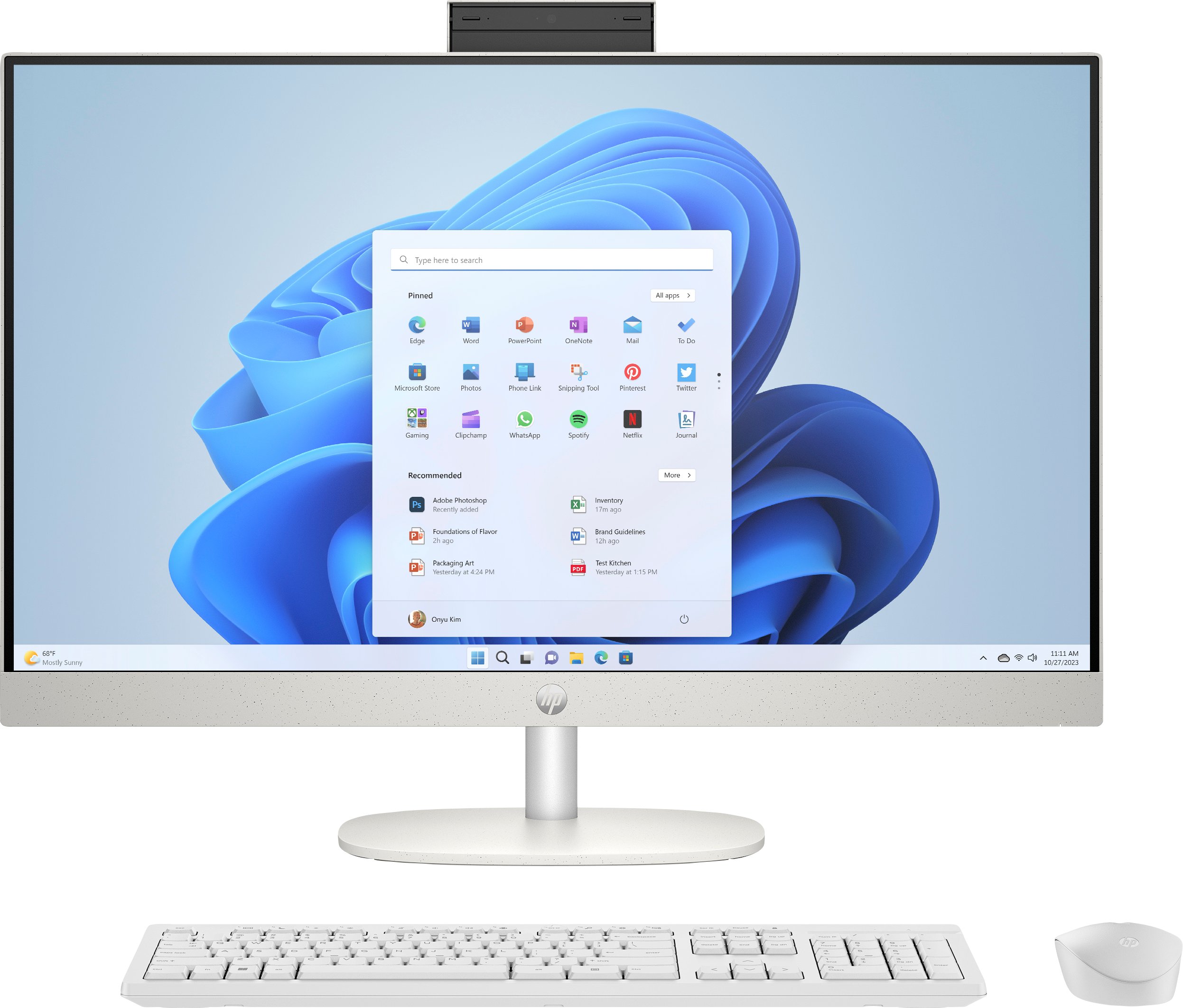 Komputer HP AIO 27-cr1015nw Core Ultra