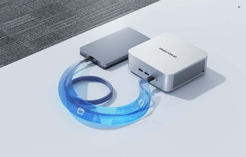 Komputer Minis Forum Barebone X1-470 AMD