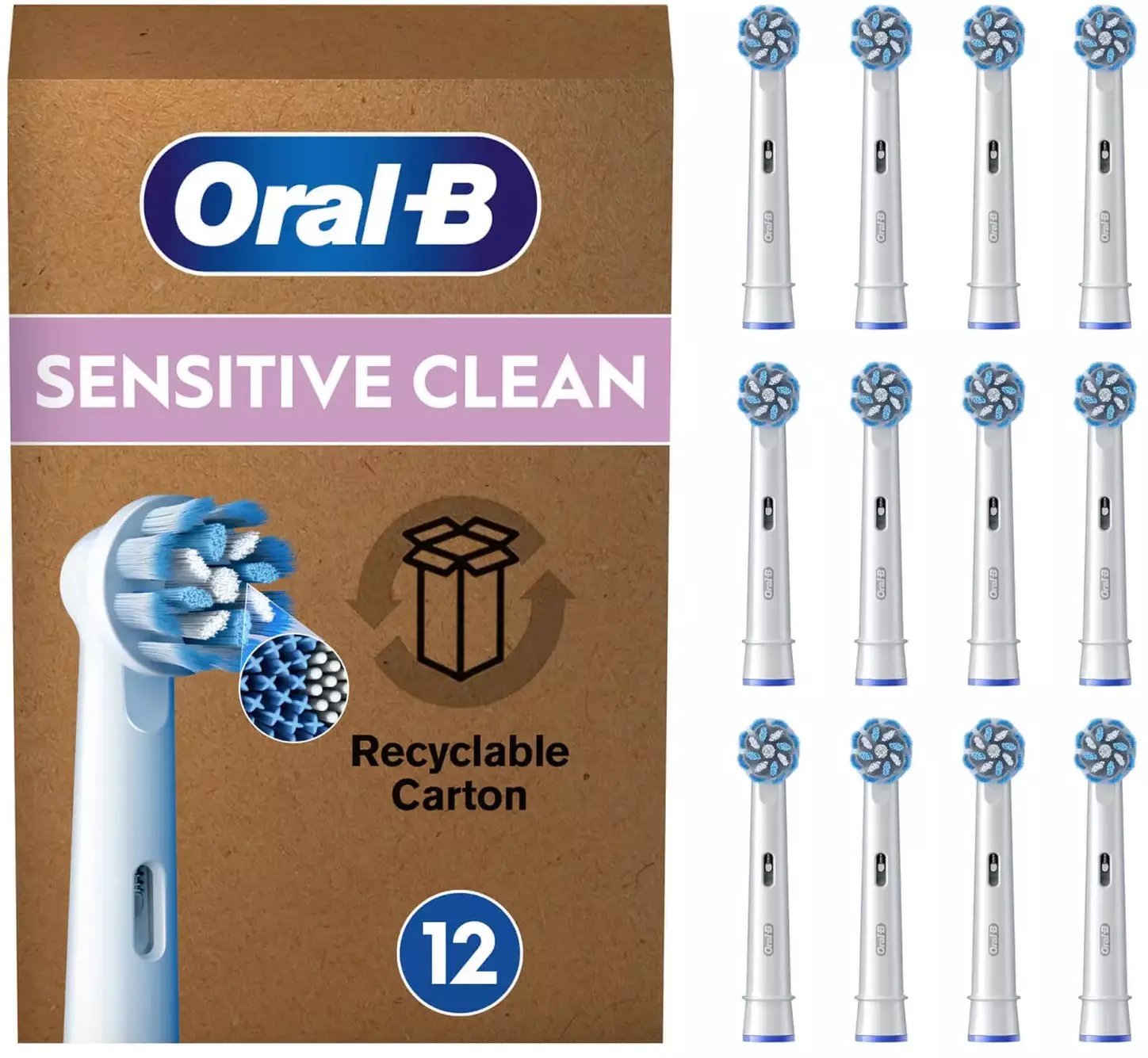 Oral-B  do szczoteczek Sensitive Clean 12-Pack