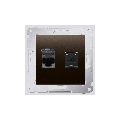 Kontakt-Simon komputerowe SIMON54 2xRJ45 kat.6