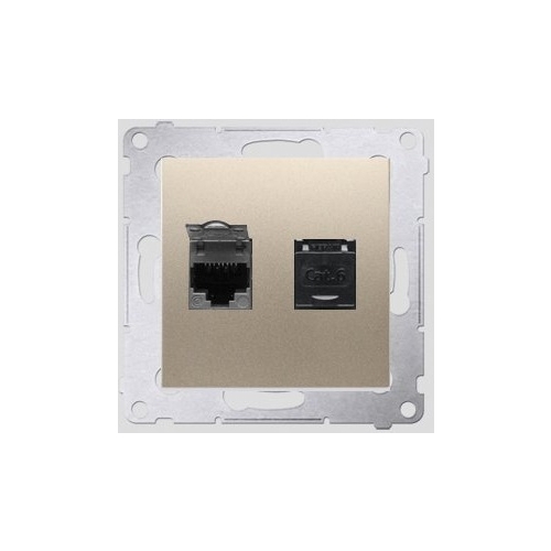 Kontakt-Simon komputerowe SIMON54 2xRJ45 kat.6