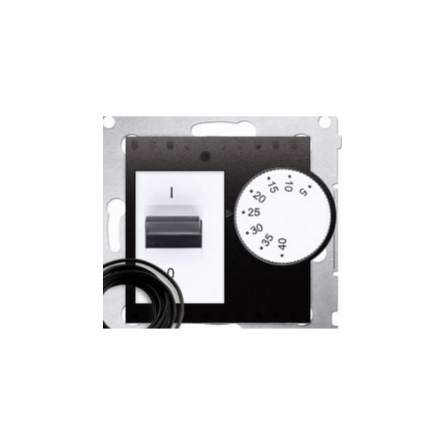 Kontakt-Simon Regulator 5-40°C IP20 antracyt -