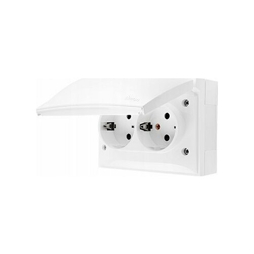 Kontakt-Simon Simon Aquaclick IP44, Schuko, kompaktowe