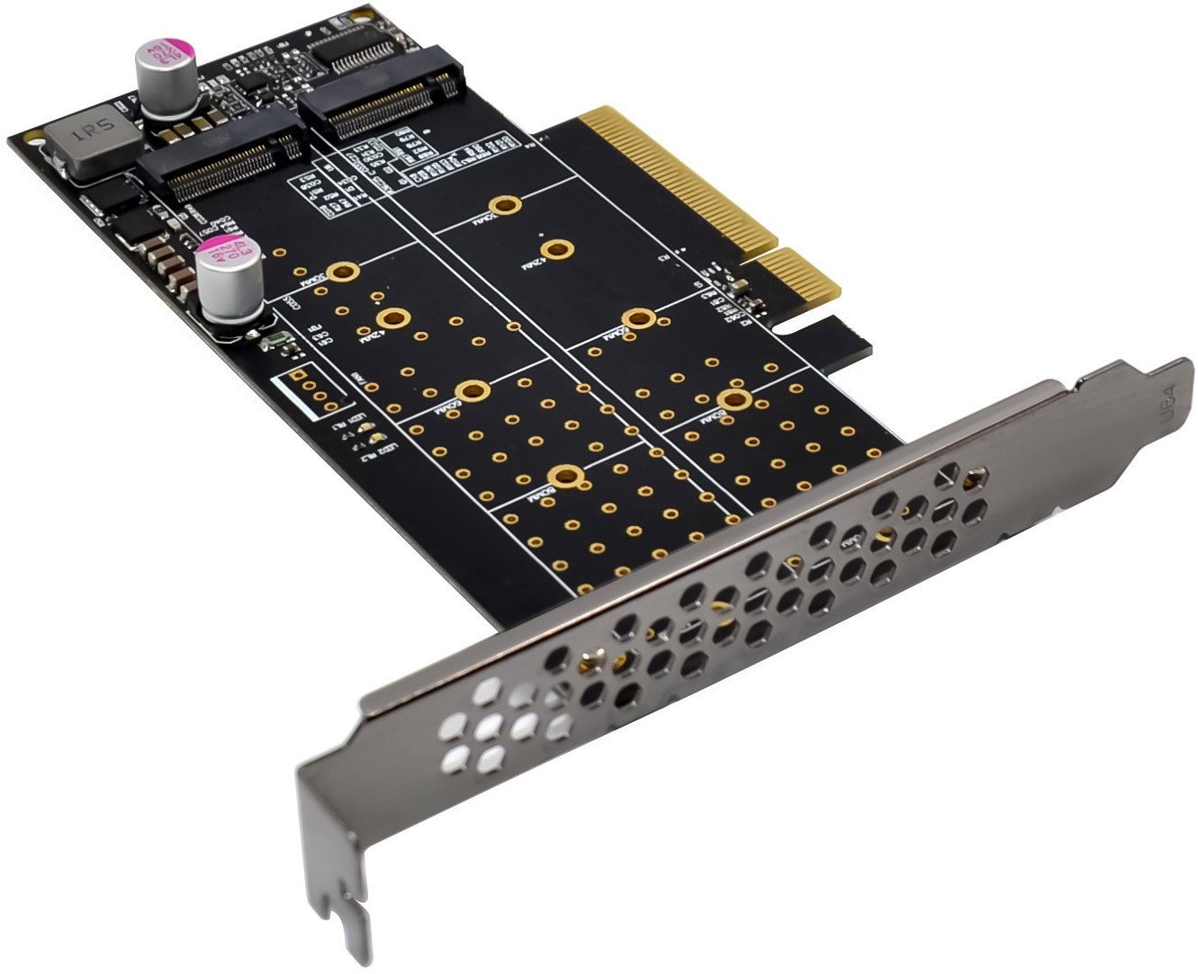 Delock InLine® PCIe Karte zu 2x