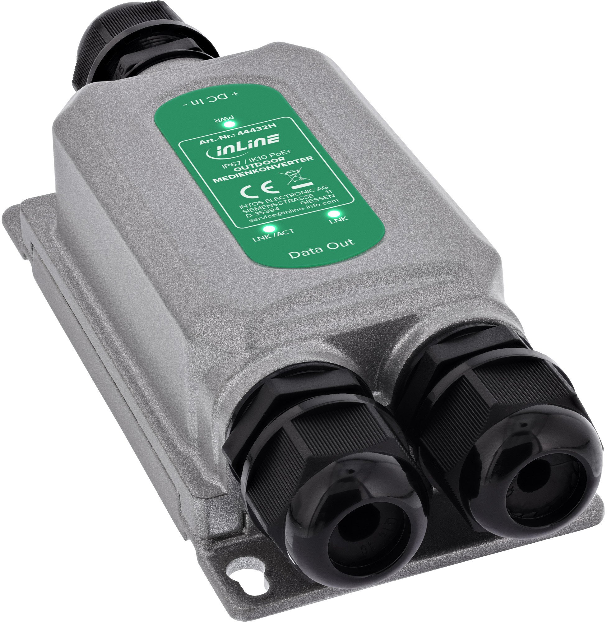 Konwerter wodowy Allnet InLine® PoE+ Konwerter