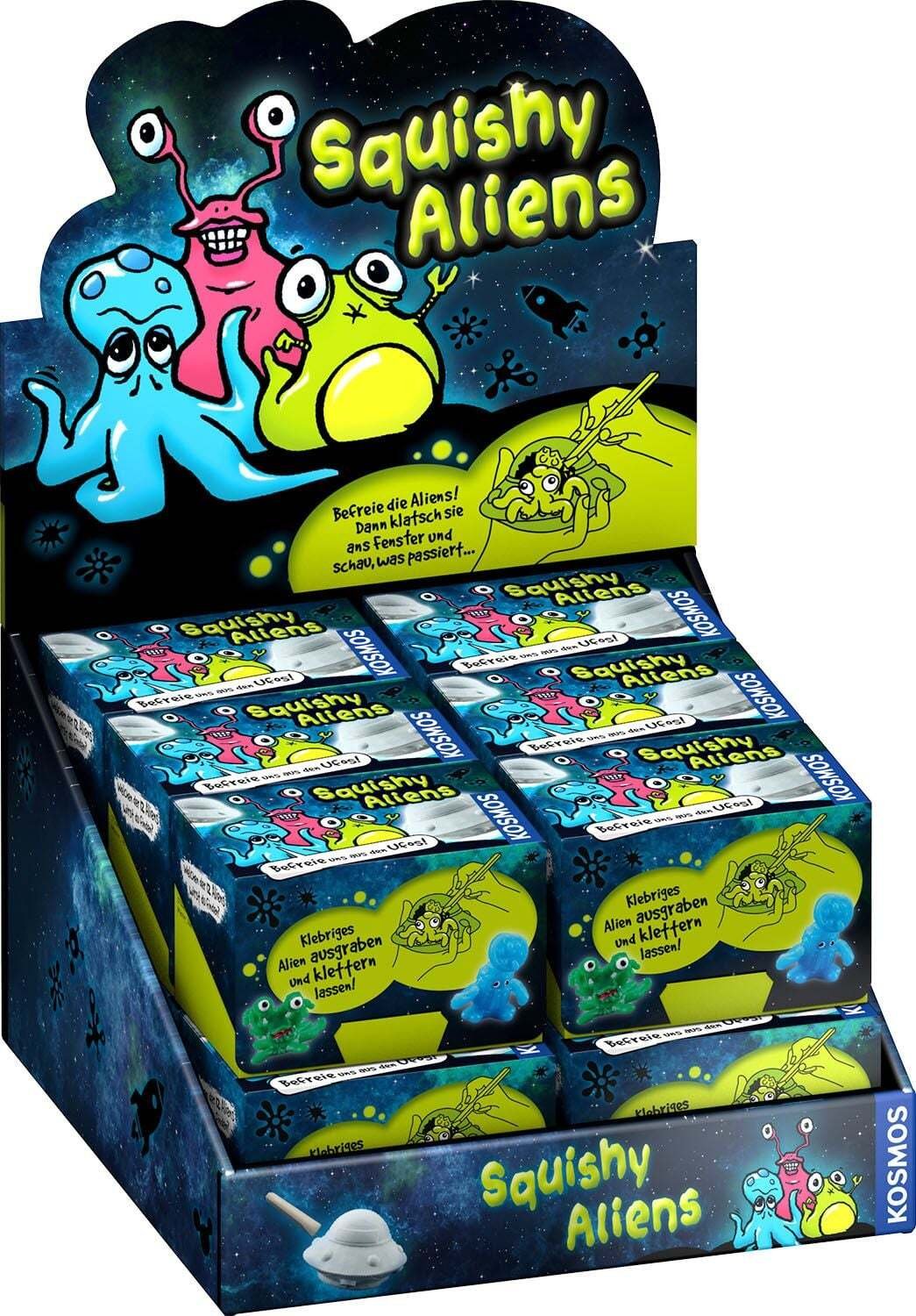KOSMOS Squishy alien excavation toy |