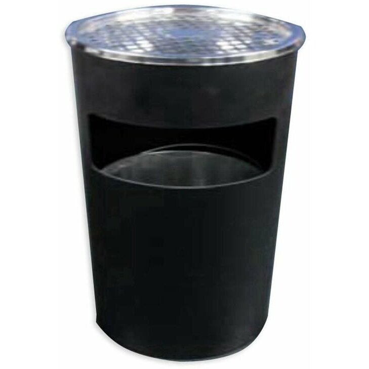 Colorovo ROUND TRASH BIN WITH ASHTRAY