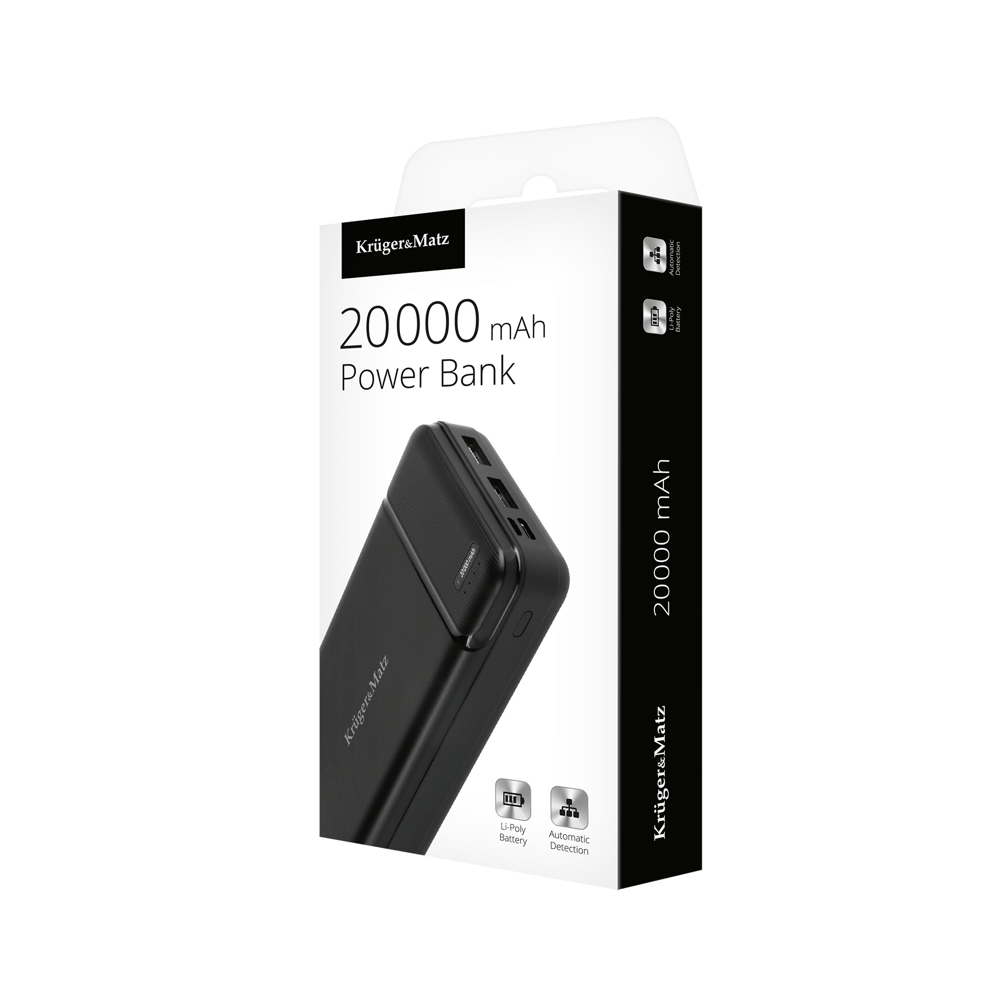 KRUGER & MATZ Powerbank Kruger&Matz 20000mAh