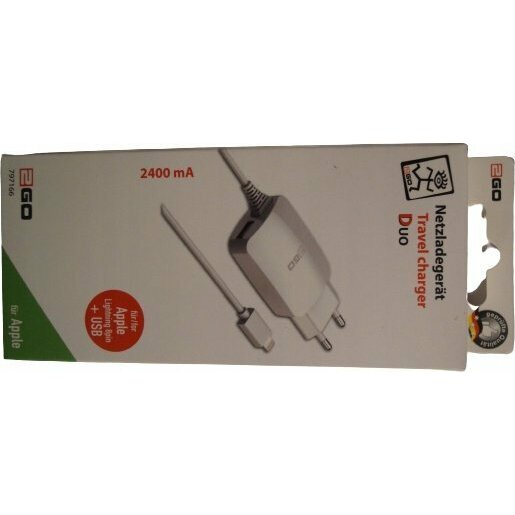 2GO 1x USB-A 12W z kablem