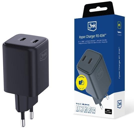 3mk Hyper Charger GaN 45W 2x