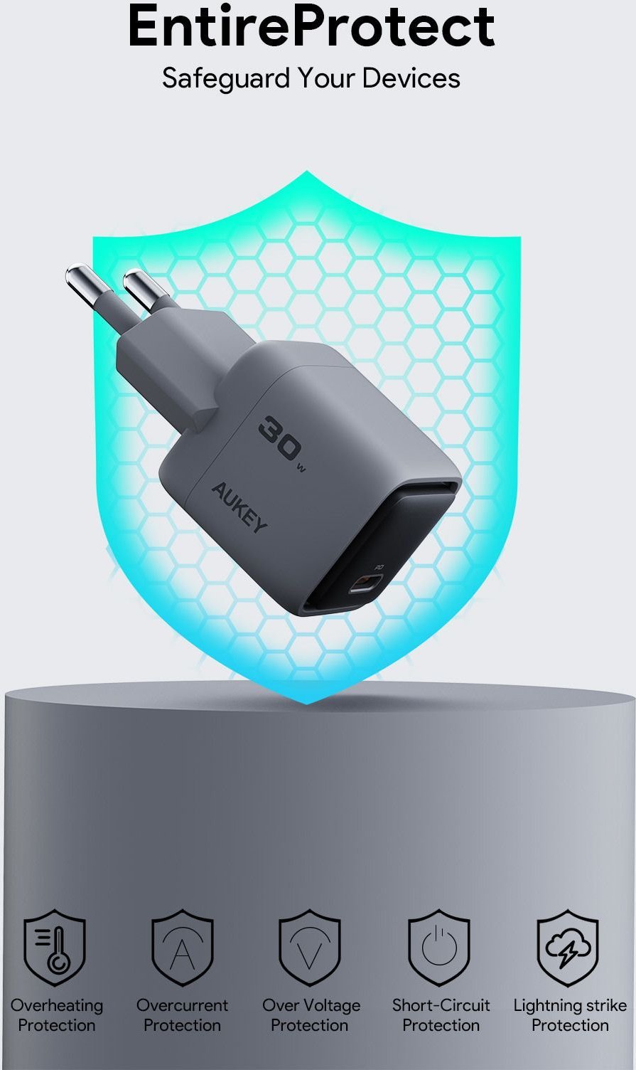 Aukey Comet Mini 1x USB-C 3