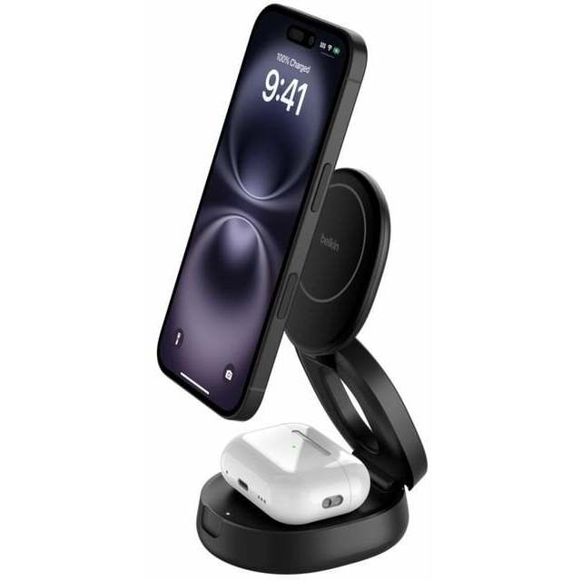 Belkin BoostCharge 2-w-1 Qi2  (WIZ035KQBK) |