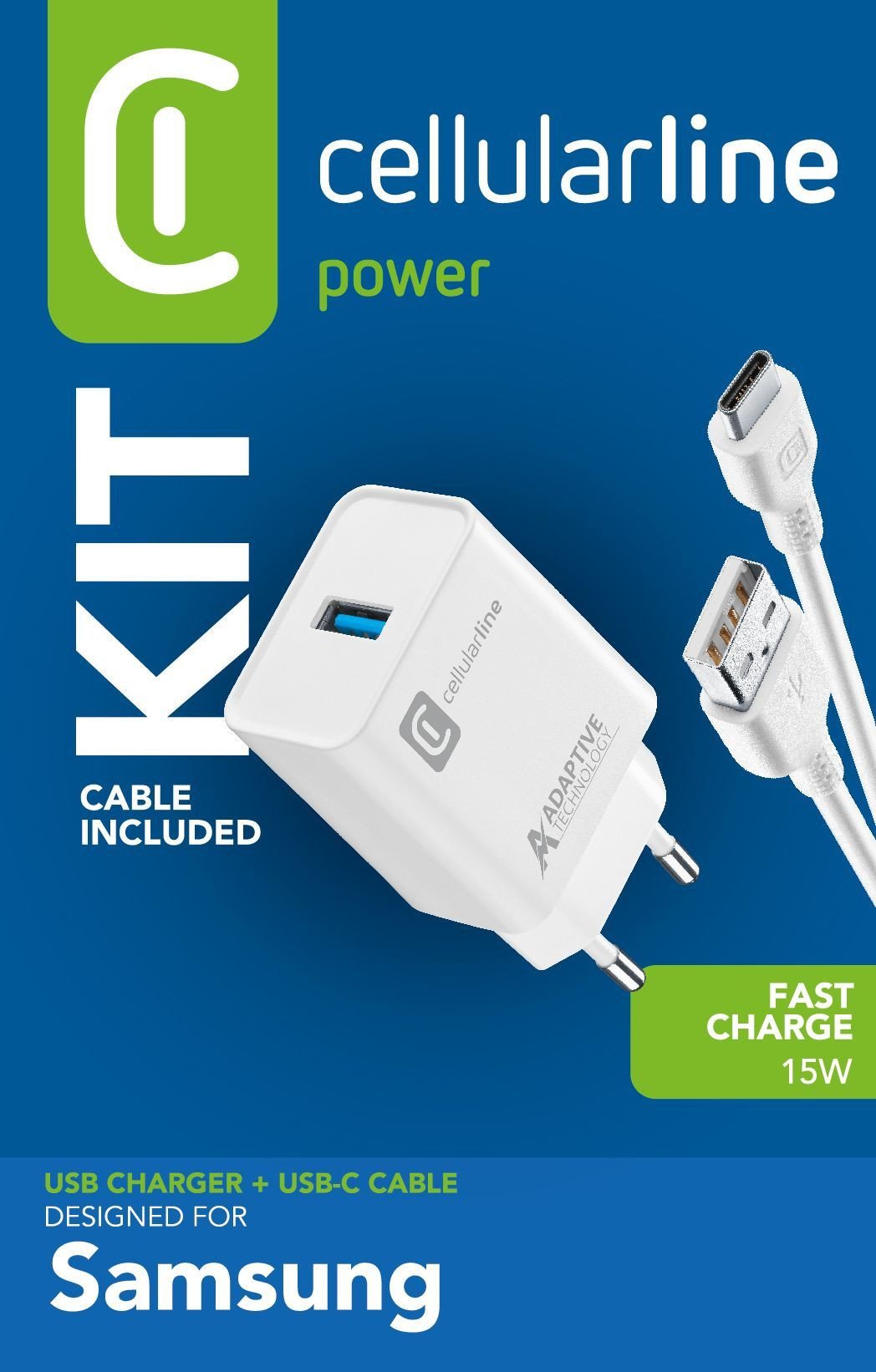 Cellular Line Adaptive Fast Charge 1x