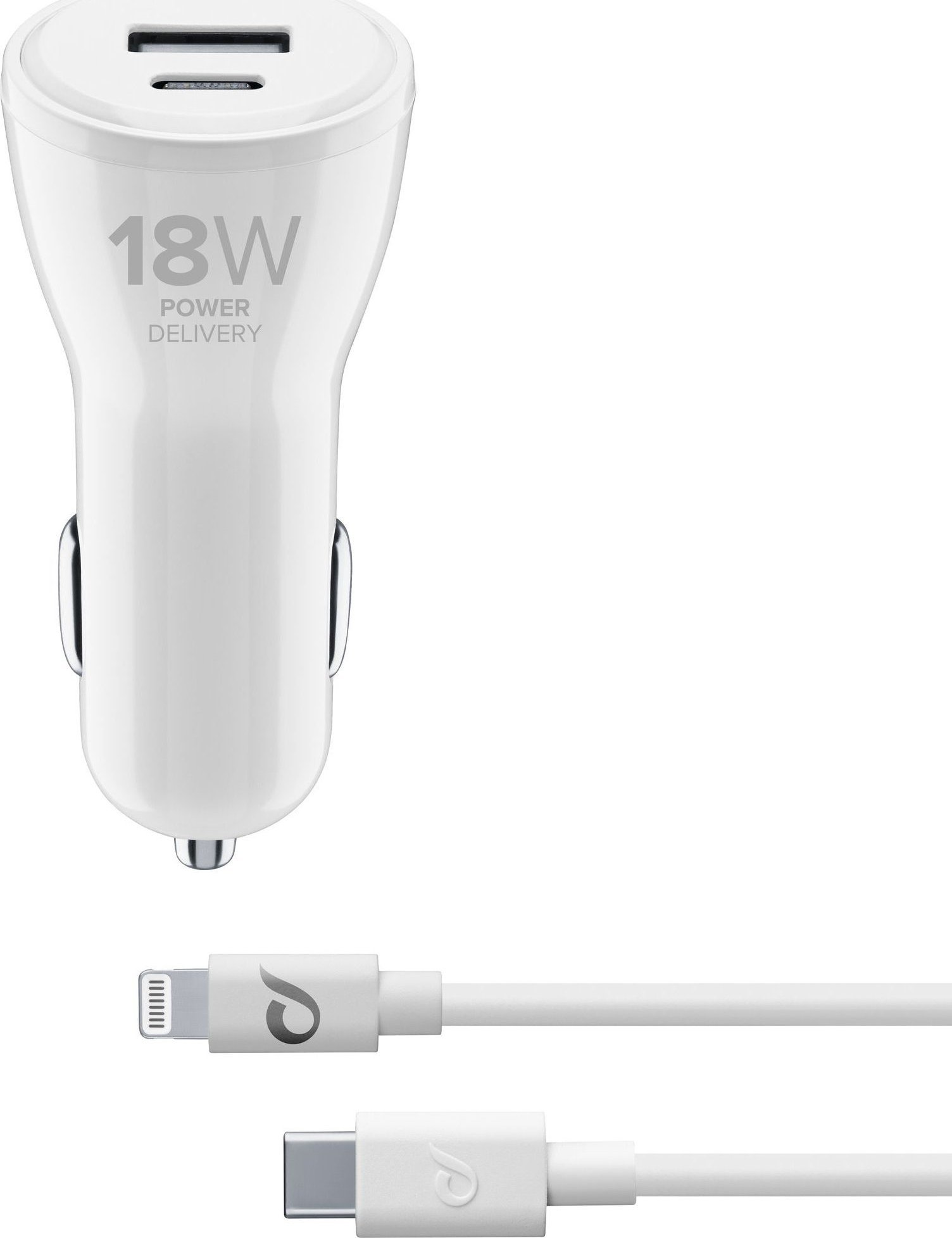 Cellular Line USB-C CAR CHARGER DUAL