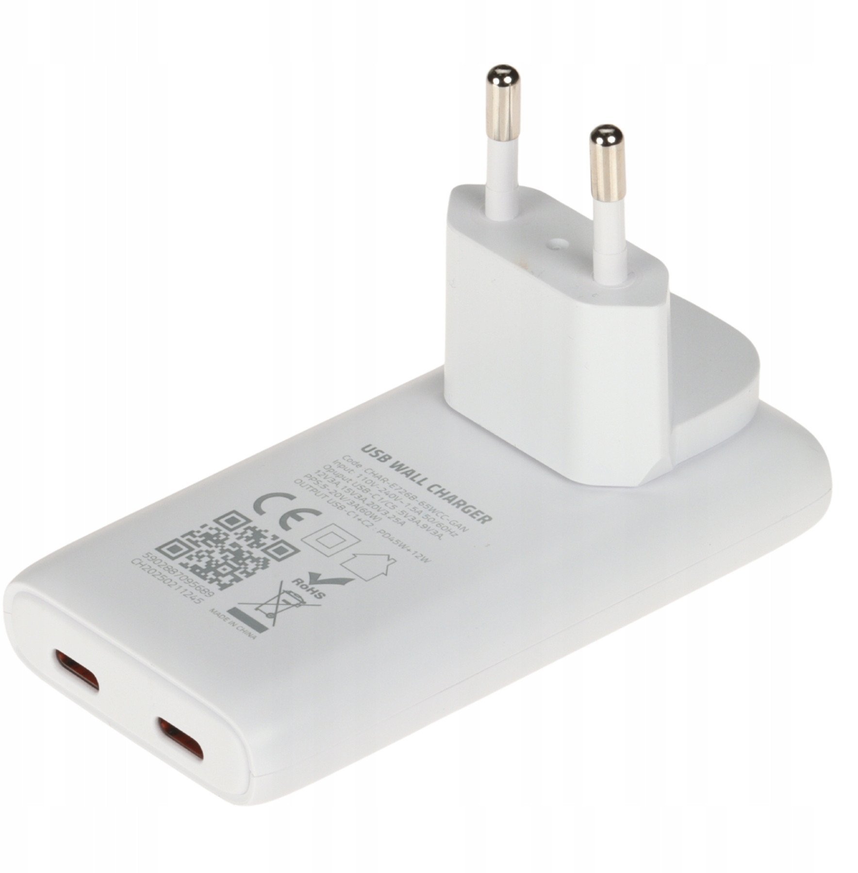 Delta Power GaN 2x USB-C 65W