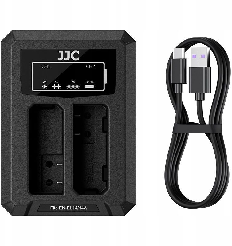 Aparatu JJC USB-C Na 2x bateria