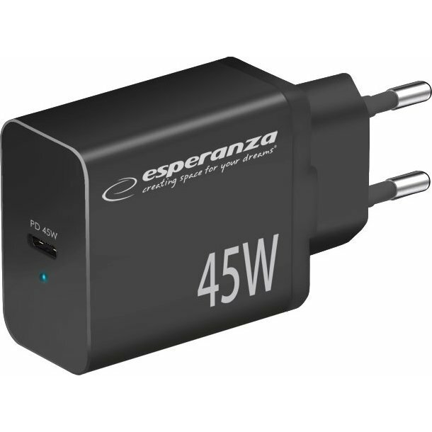 Esperanza 1x USB-C 45W  (EZC108K) |
