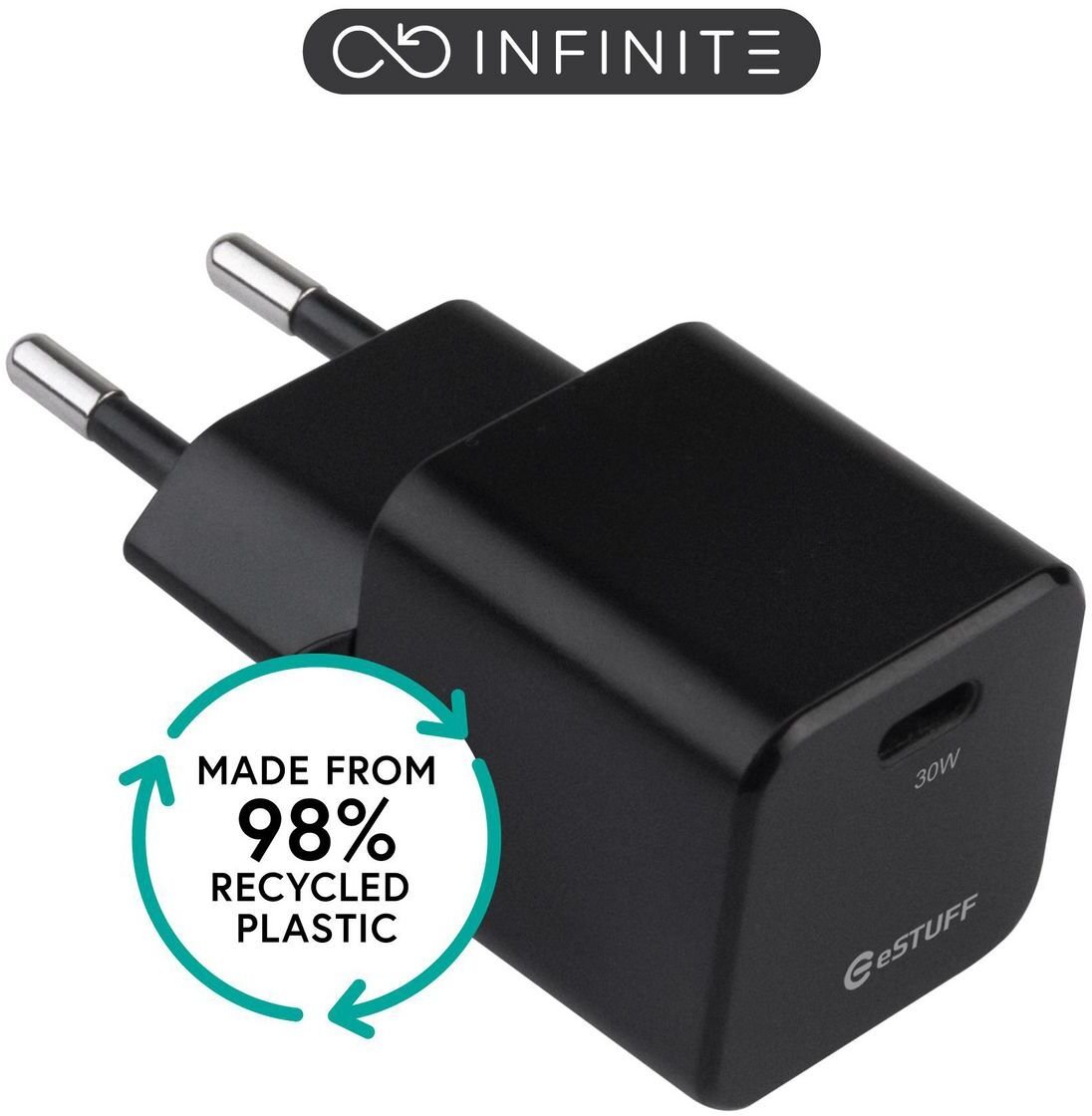 EStuff Infinite 1x USB-C 30W (ES637028-BULK)