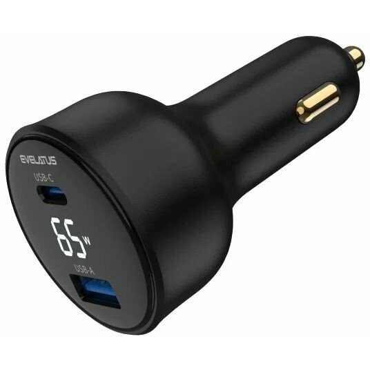 Evelatus Auto  Express Car Charger 65W