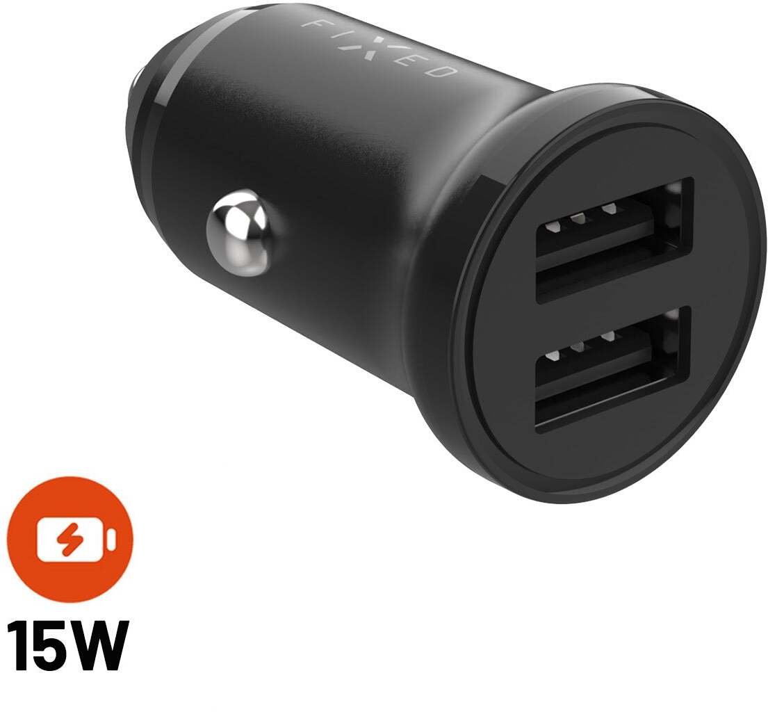 Fixed 2x USB-A 3 A  (FIXCC15N-2U-BK)