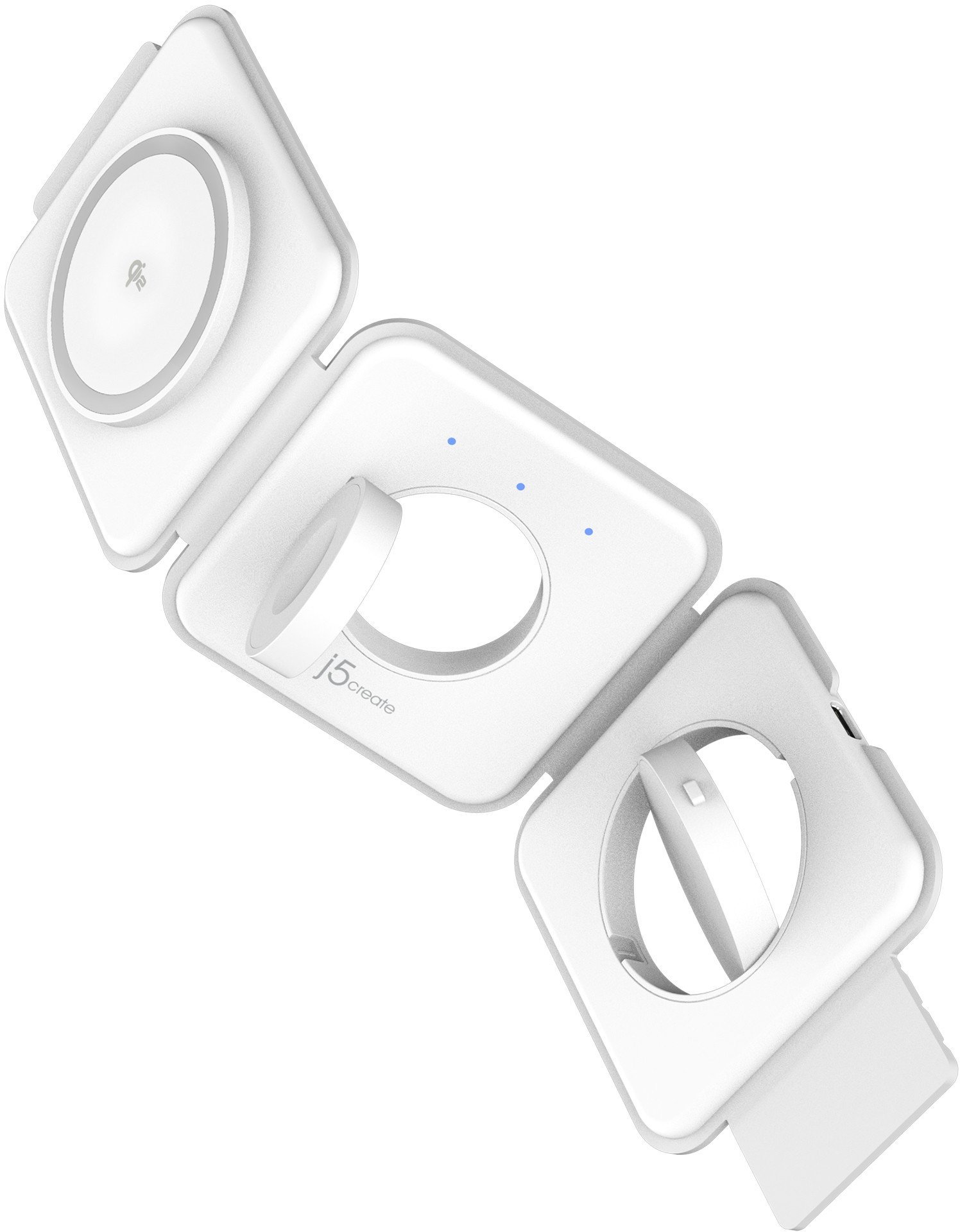 J5create QI2 3-IN-1 Magnetic Travel  (JUPW3215W-N)