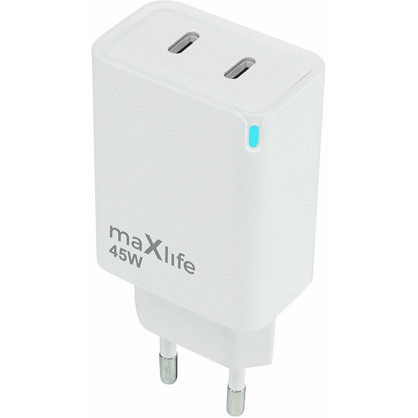 Maxlife MXTC-09-45CC GaN 2x USB-C 45W