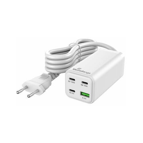 MediaRange GaN 1x USB-A 3x USB-C