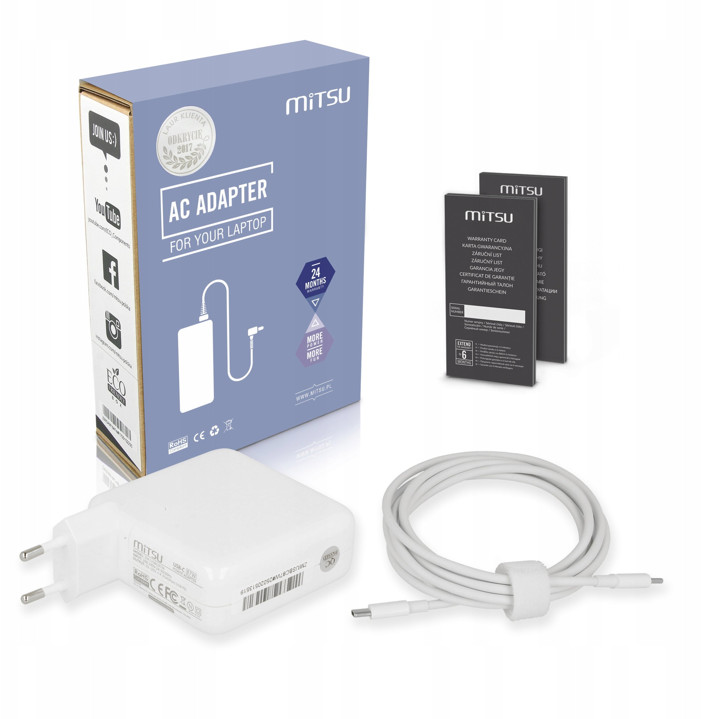 Mitsu USB-C 87 W (ZM/USBC87W) |