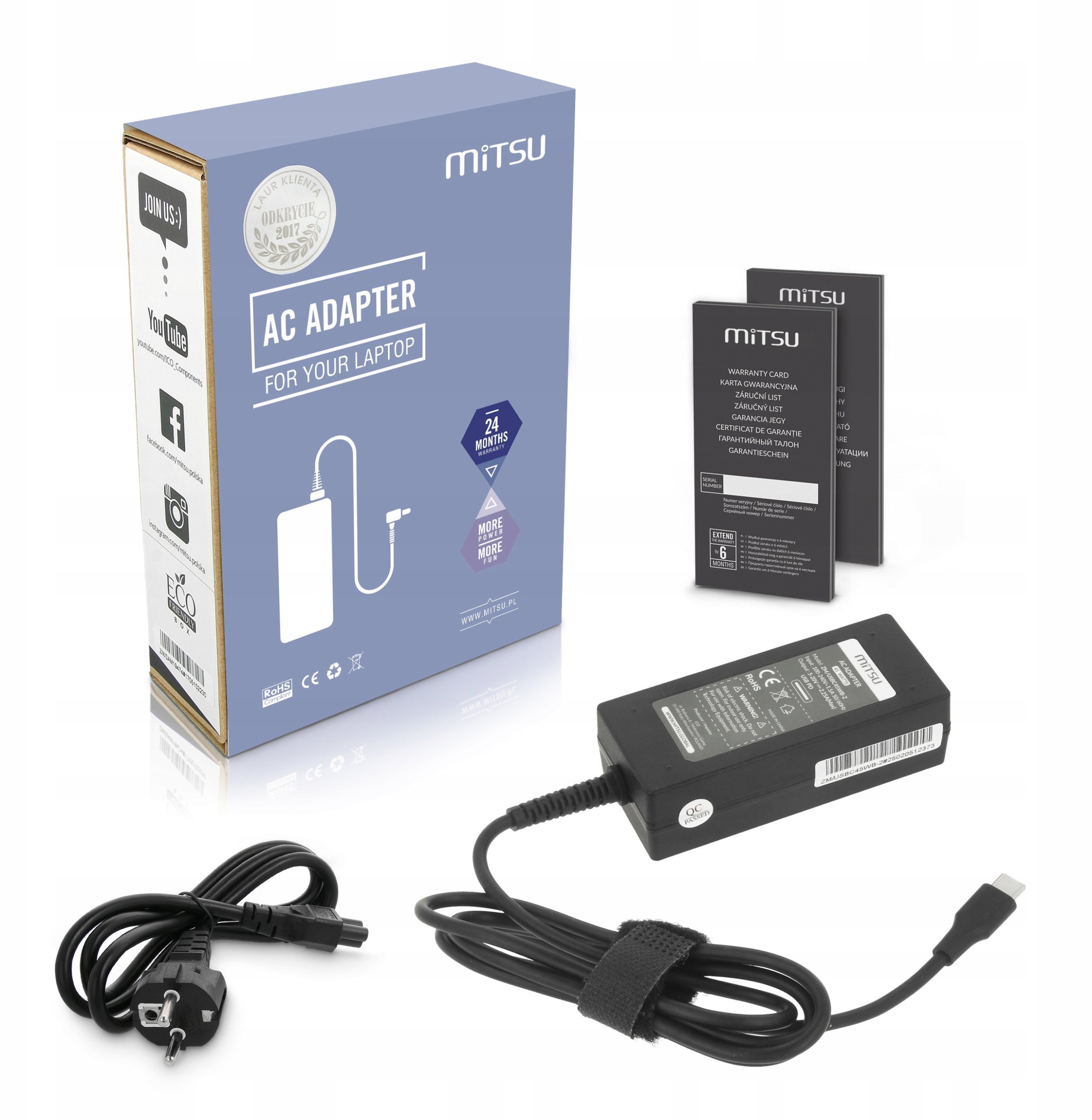 Mitsu USB-C (ZM/USBC45WB-2) | ZM/USBC45WB-2 |