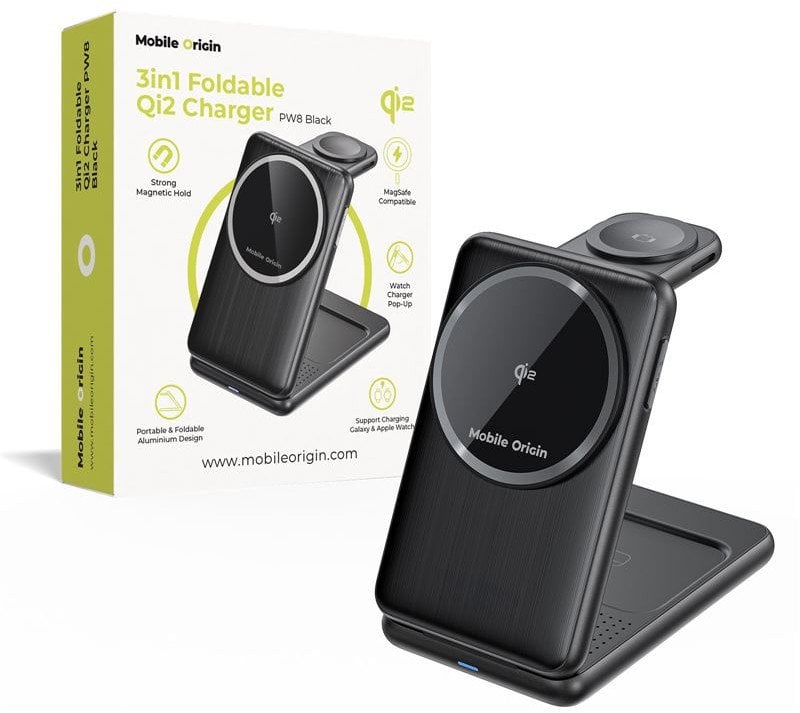 Mobile Origin 3in1 Foldable Qi2 PW8