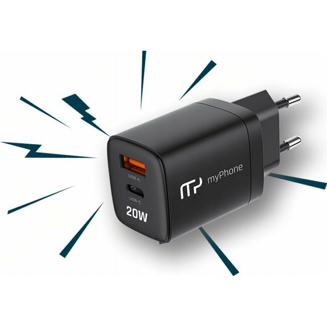 MyPhone Swiftcharge Duo 1x USB-A 1x