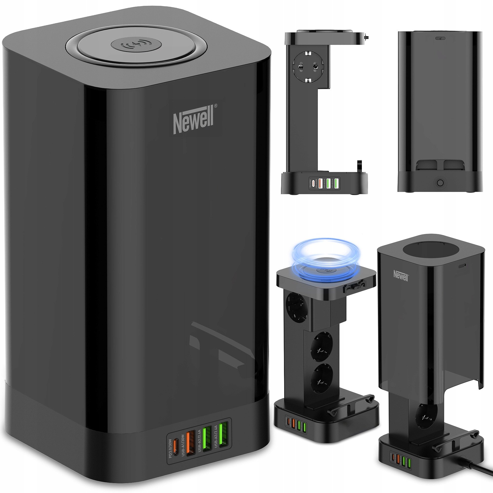 Natec GaN Power Cube  3x USB-A