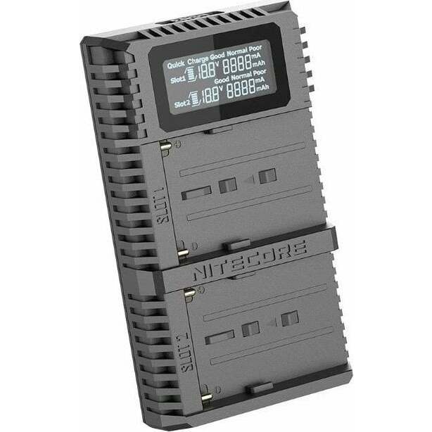 Nitecore Usb Na 2x Sony Np-fm500h