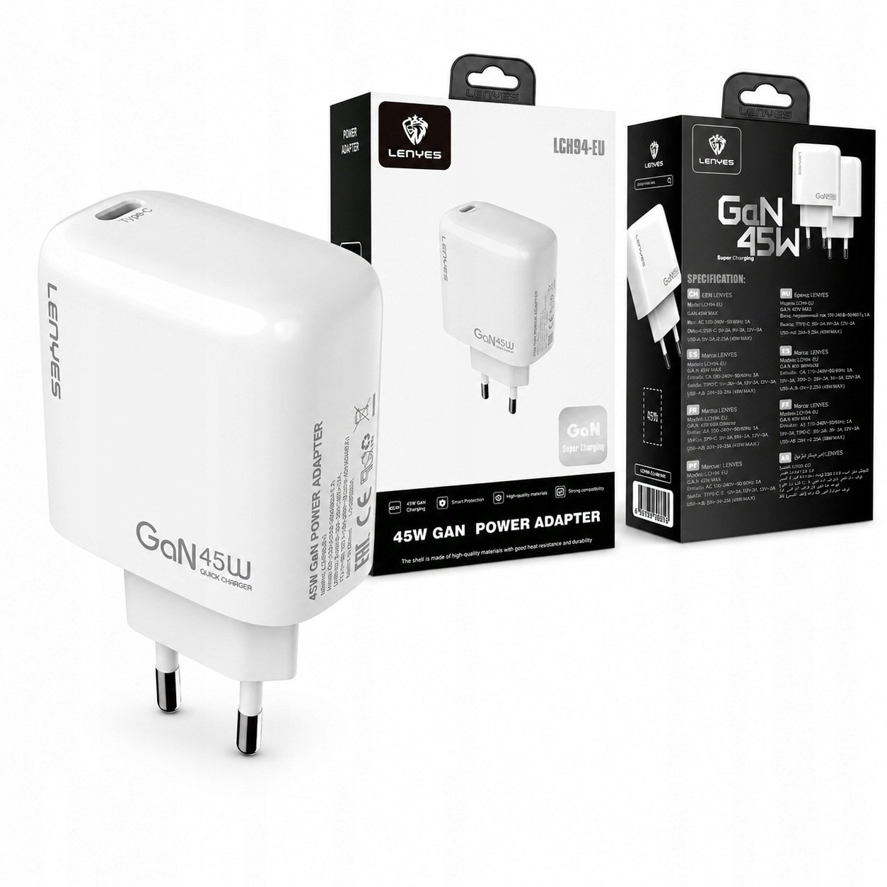 PowerNeed LCH94 EU TC-TC 1x USB-C