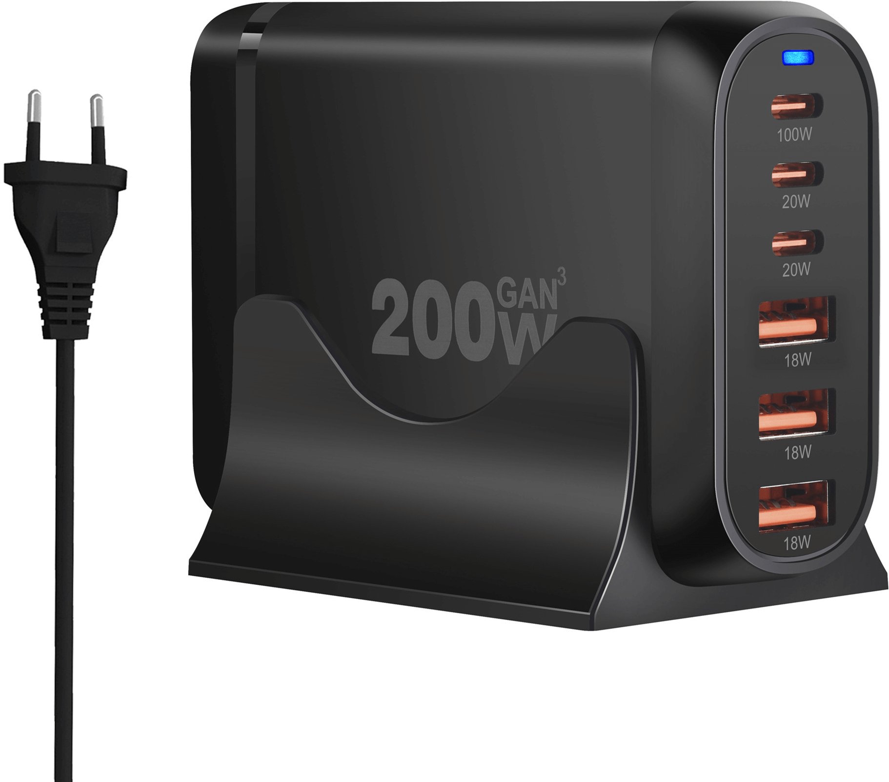 Reagle GaN 200W 3x USB-A 3x
