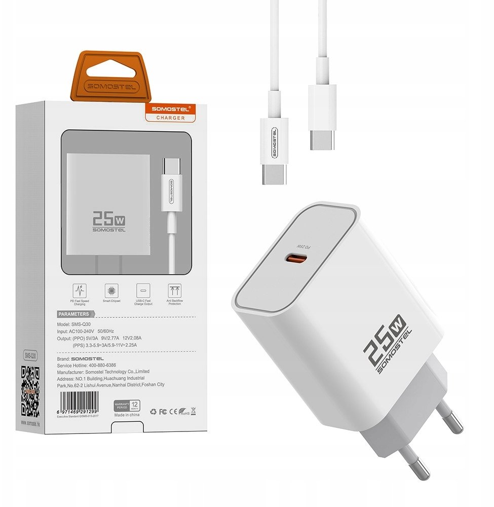 Somostel SMS-Q30 1x USB-C 25W +