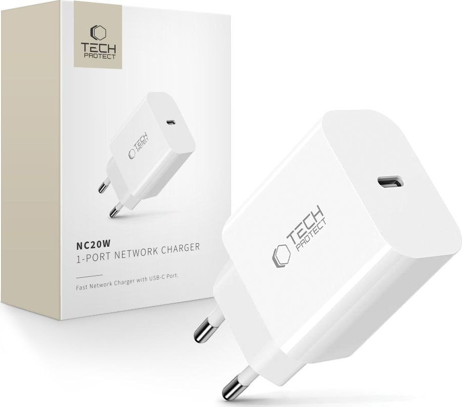 Tech-Protect NC20W 1x USB-C 20W |