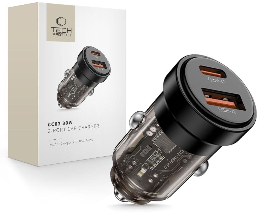 Tech-Protect TECH-PROTECT CC03 2-PORT CAR CHARGER