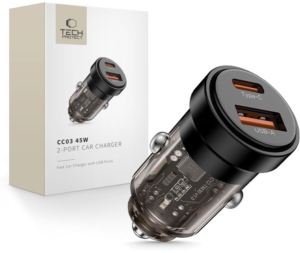 Tech-Protect TECH-PROTECT CC03 2-PORT CAR CHARGER