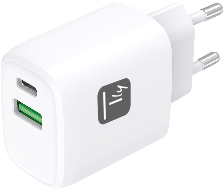 Techly IPW-USB-20WAC 1x USB-A 1x USB-C