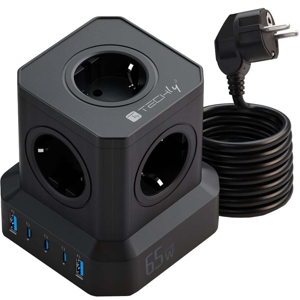 Techly  zasilajaca GaN Power Cube 230V