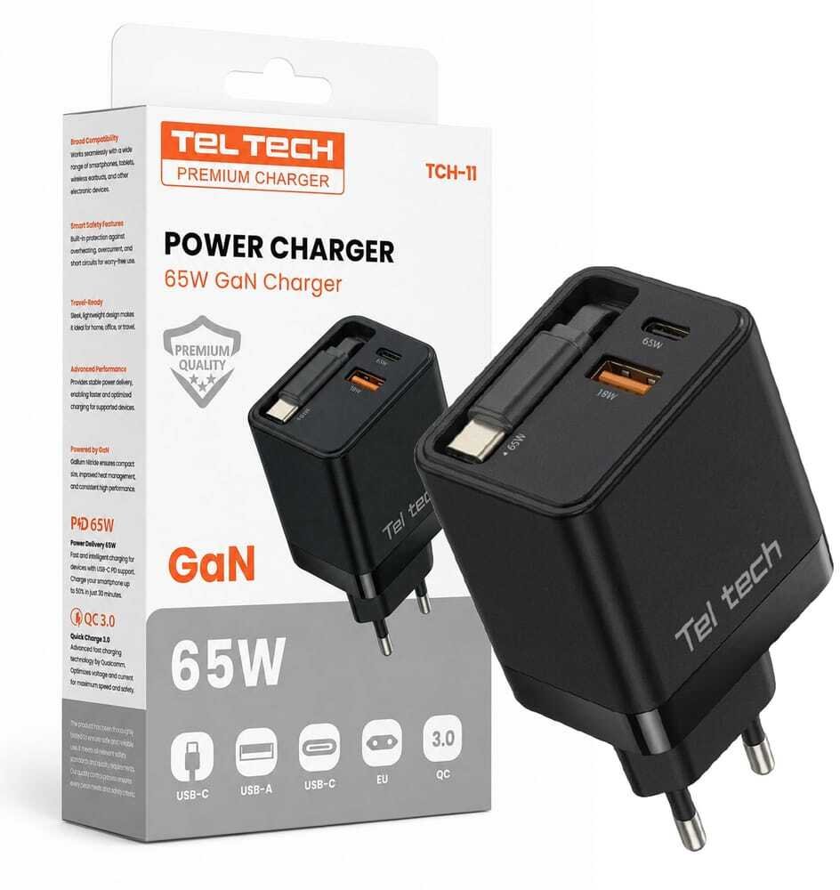 Teltech sieciowa GaN USB / USB-C