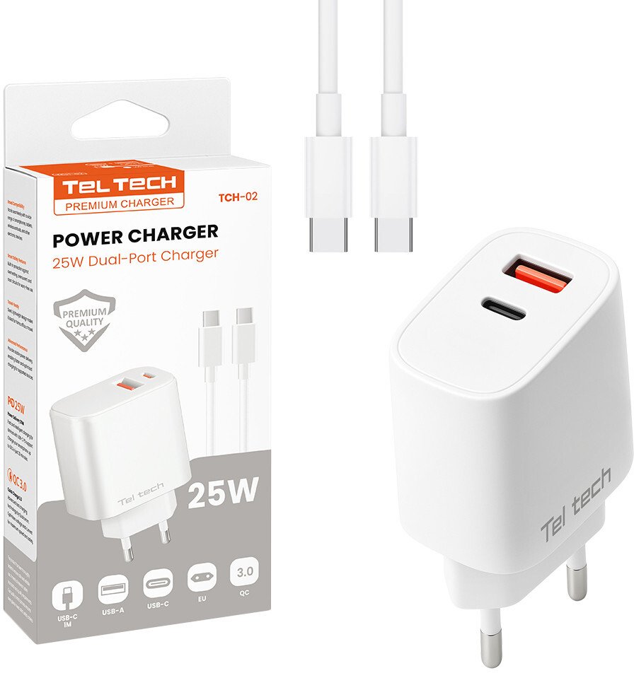 Teltech sieciowa USB / USB-C 25W