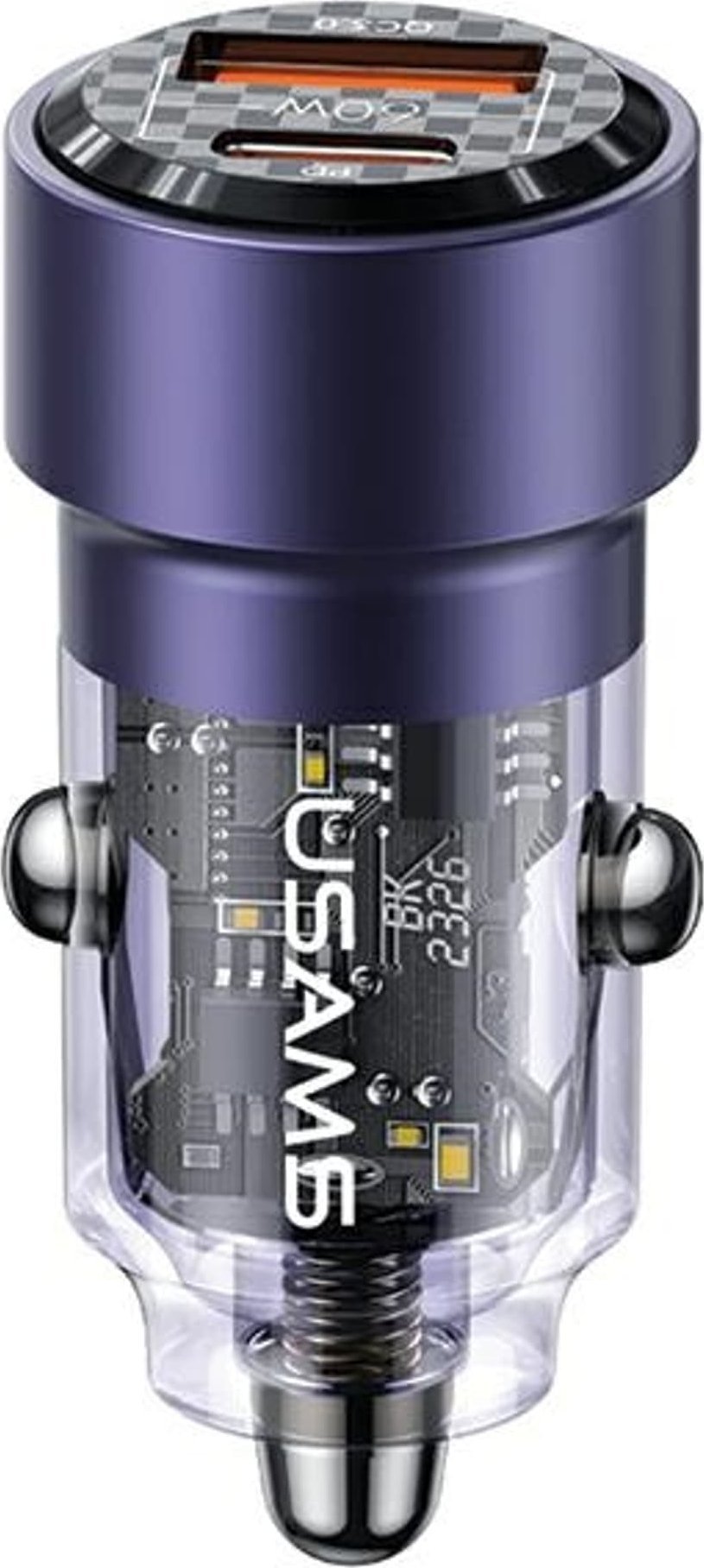 Usams Ład. sam. C39 USB+USB-C 60W