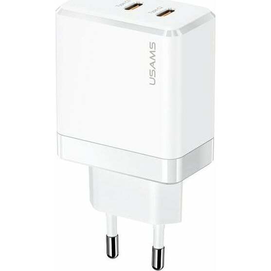 Usams T54 GaN Sieciowa 2xUSB-C 40